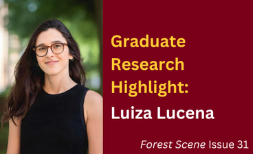 A portrait of Luiza Lucena is next to the title of the article.